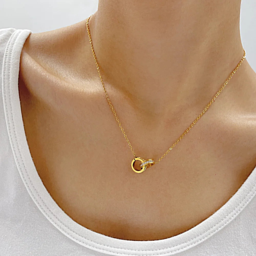 Collier acier inoxydable femme | modèle #TOGETHER