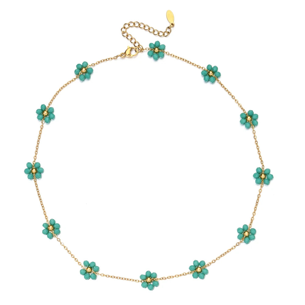 Collier fleur | modèle #ROUNA Ma boutique