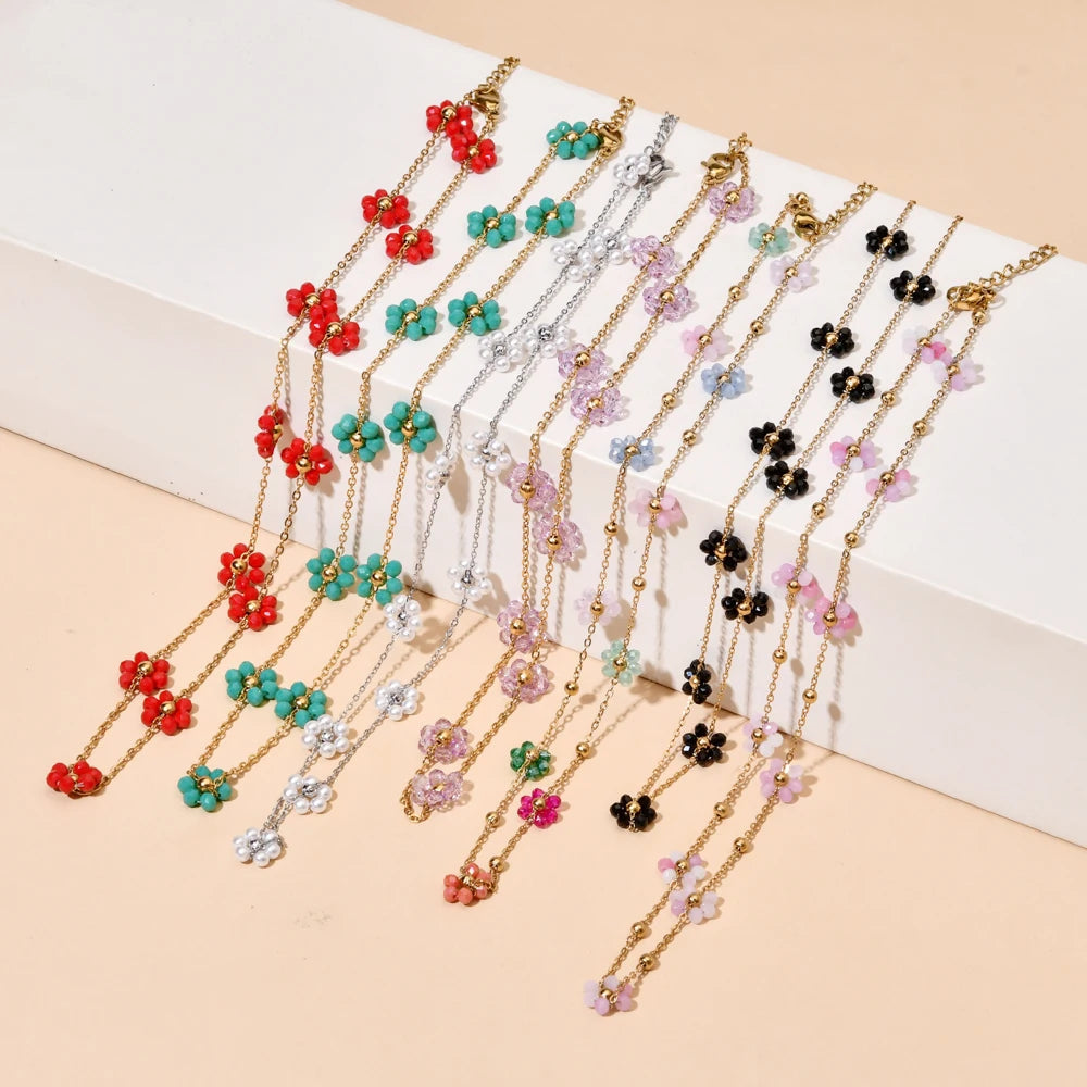 Collier fleur | modèle #ROUNA Ma boutique