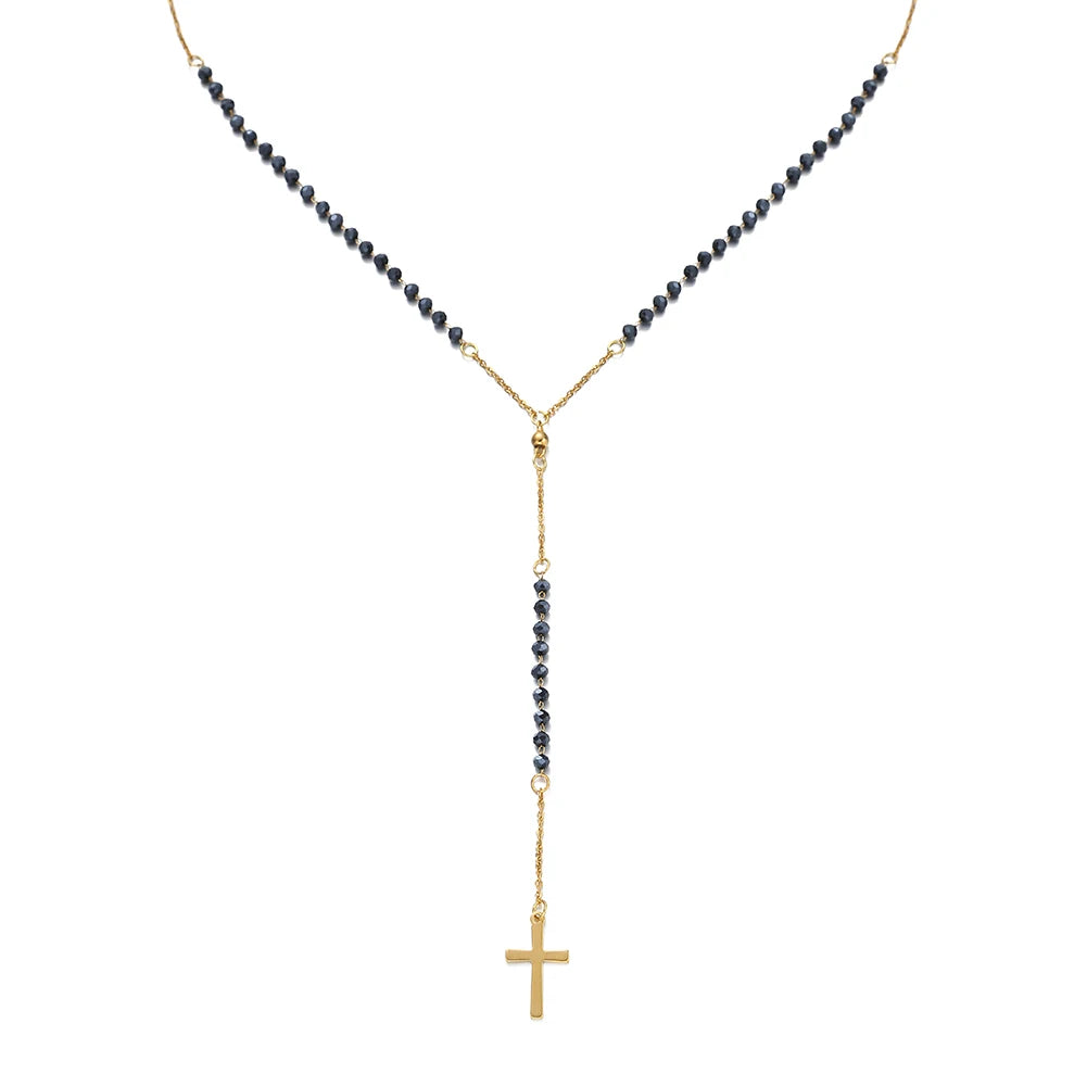Collier en croix pour femme | modèle #EJENA