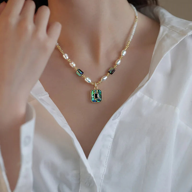 Collier vert | modèle #FUSHEEN Ma boutique
