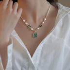 Collier vert | modèle #FUSHEEN Ma boutique