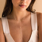 Collier en y | modèle #DROLEEN Colliane