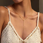 Collier en y | modèle #FERNA Colliane