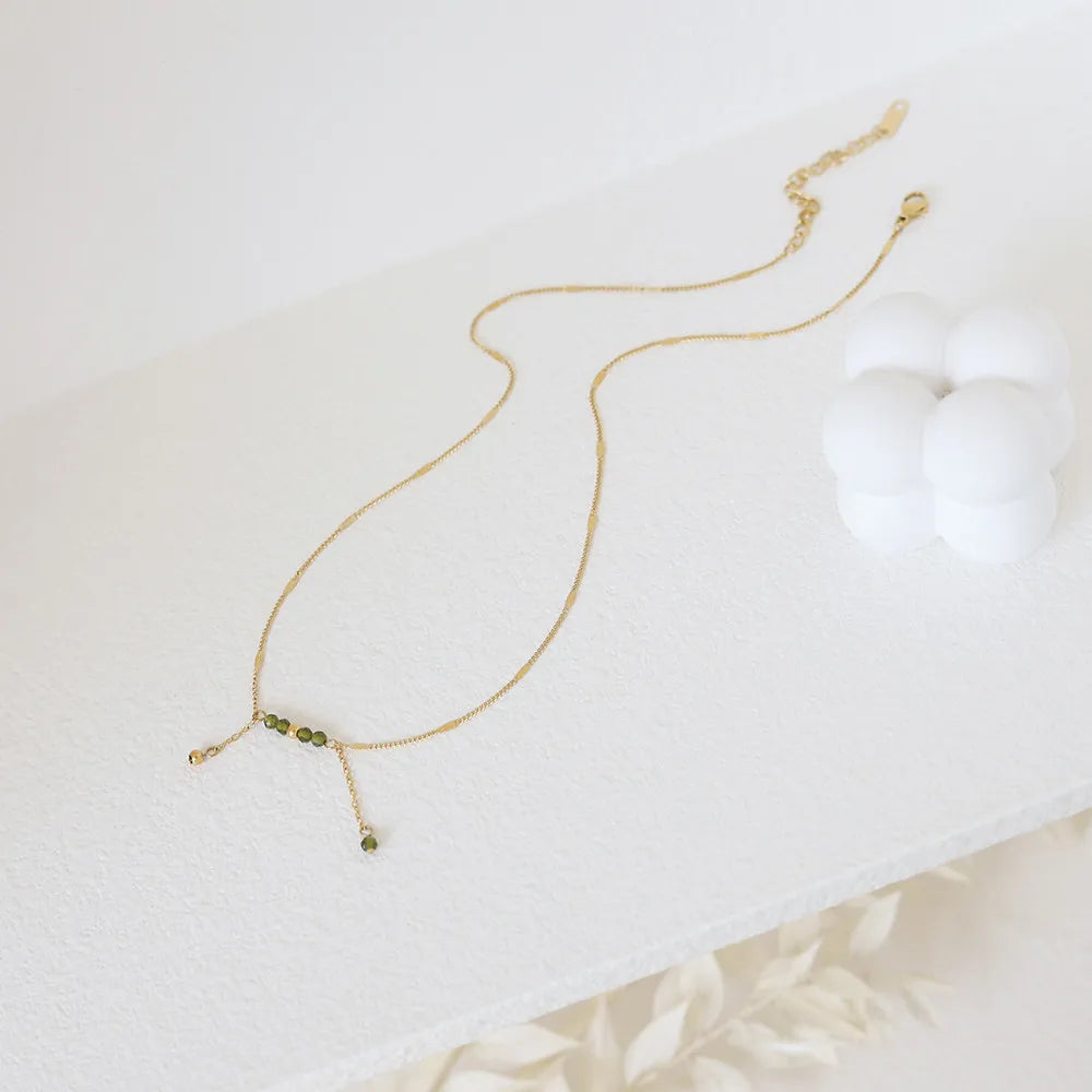 Collier vert | modèle #AMANA Ma boutique