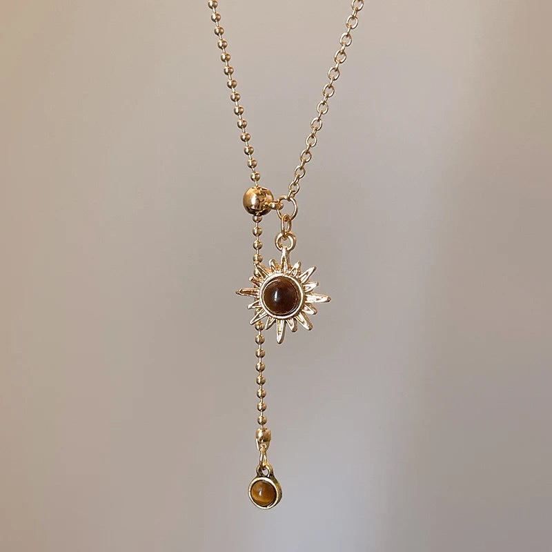 Collier fantaisie pour femme | modèle #SUNFLOWER