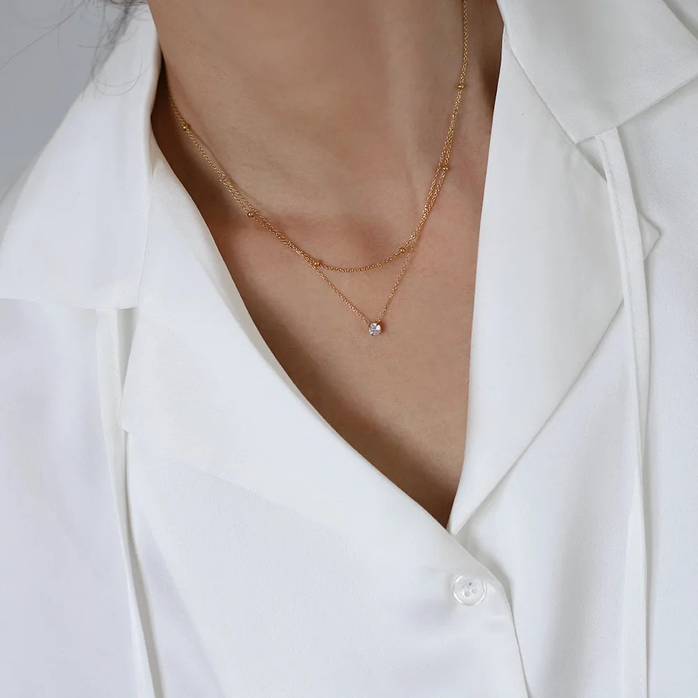 Collier acier inoxydable femme | modèle #UNITA Ma boutique