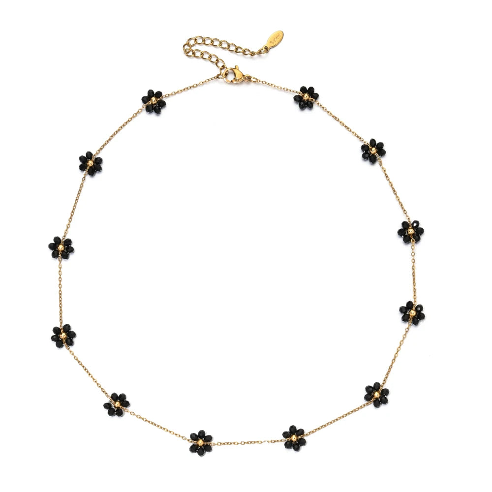 Collier fleur | modèle #ROUNA Ma boutique