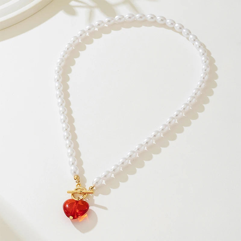 Collier en perle | modèle #HEART