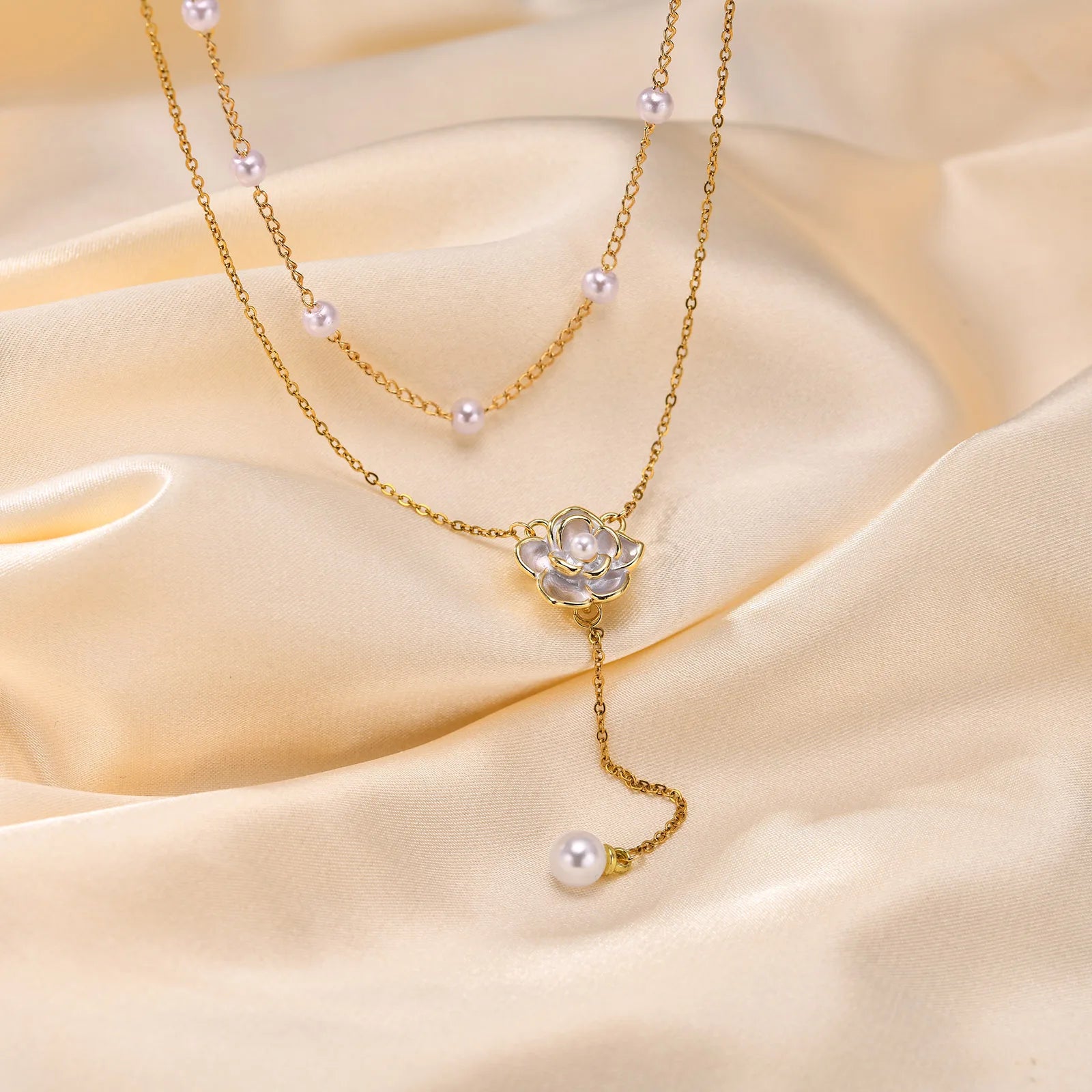 Collier fleur | modèle #CESAM