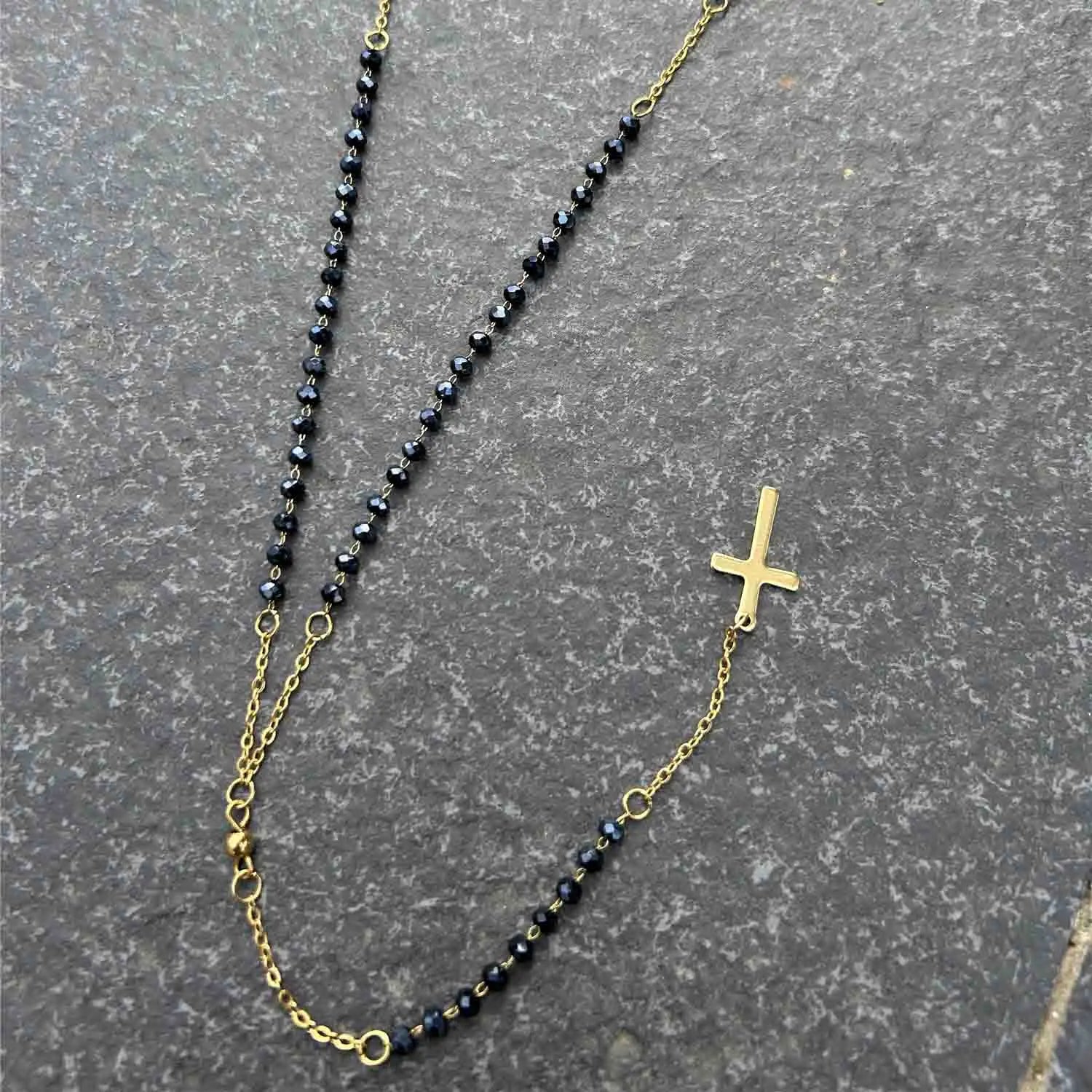 Collier en croix pour femme | modèle #EJENA