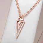 Collier rose | modèle #STARDEE Colliane