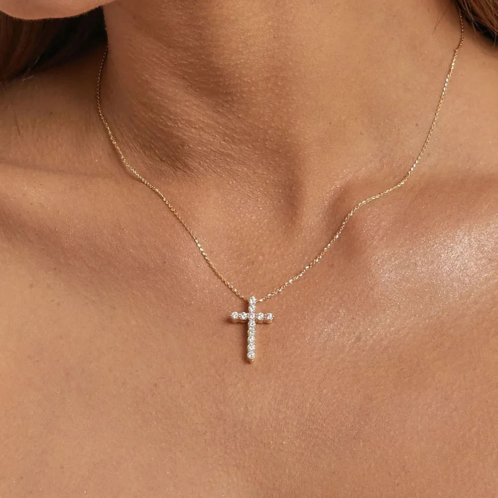 Collier croix femme | modèle #RELWEEN Colliane