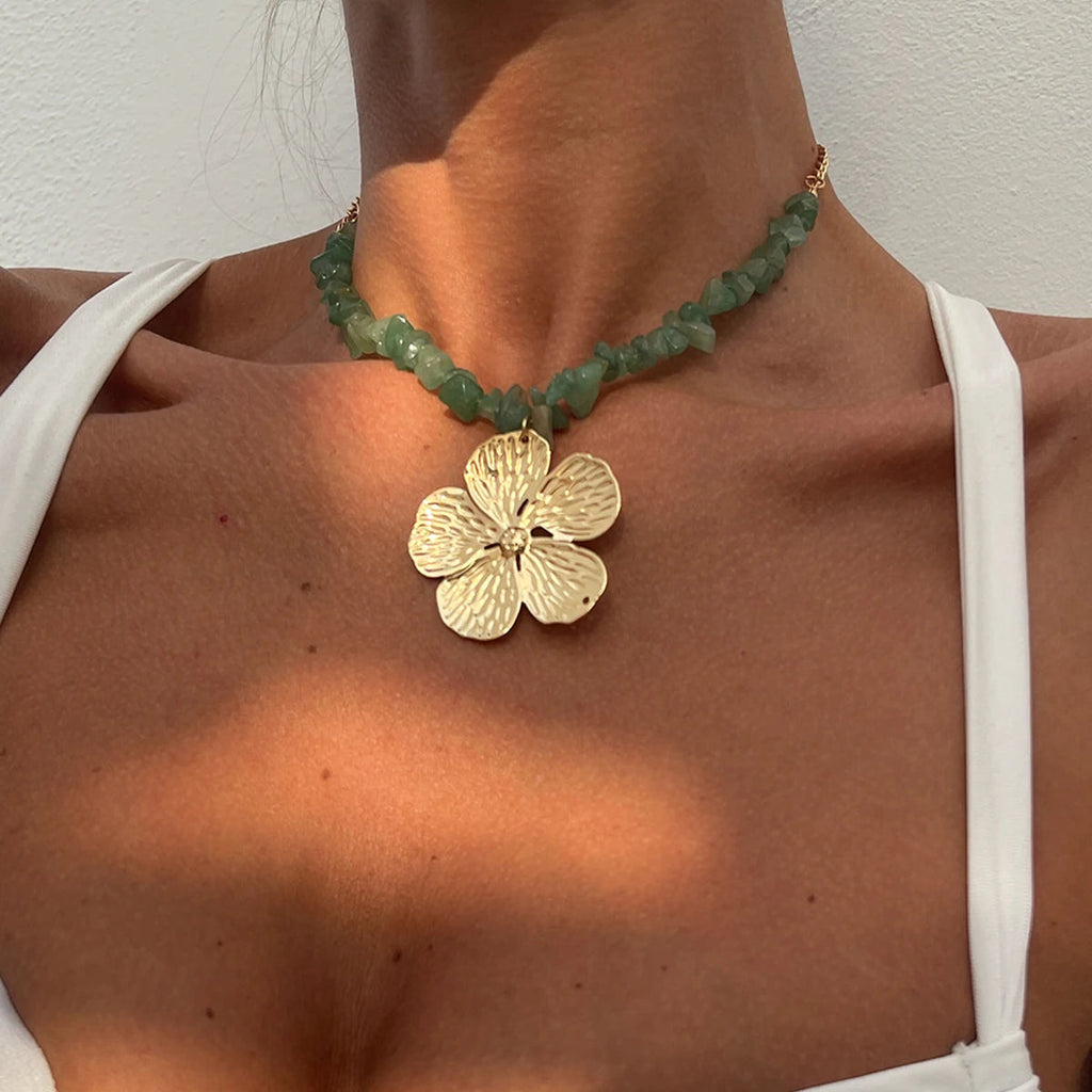 Collier fleur | modèle #AGREA Colliane
