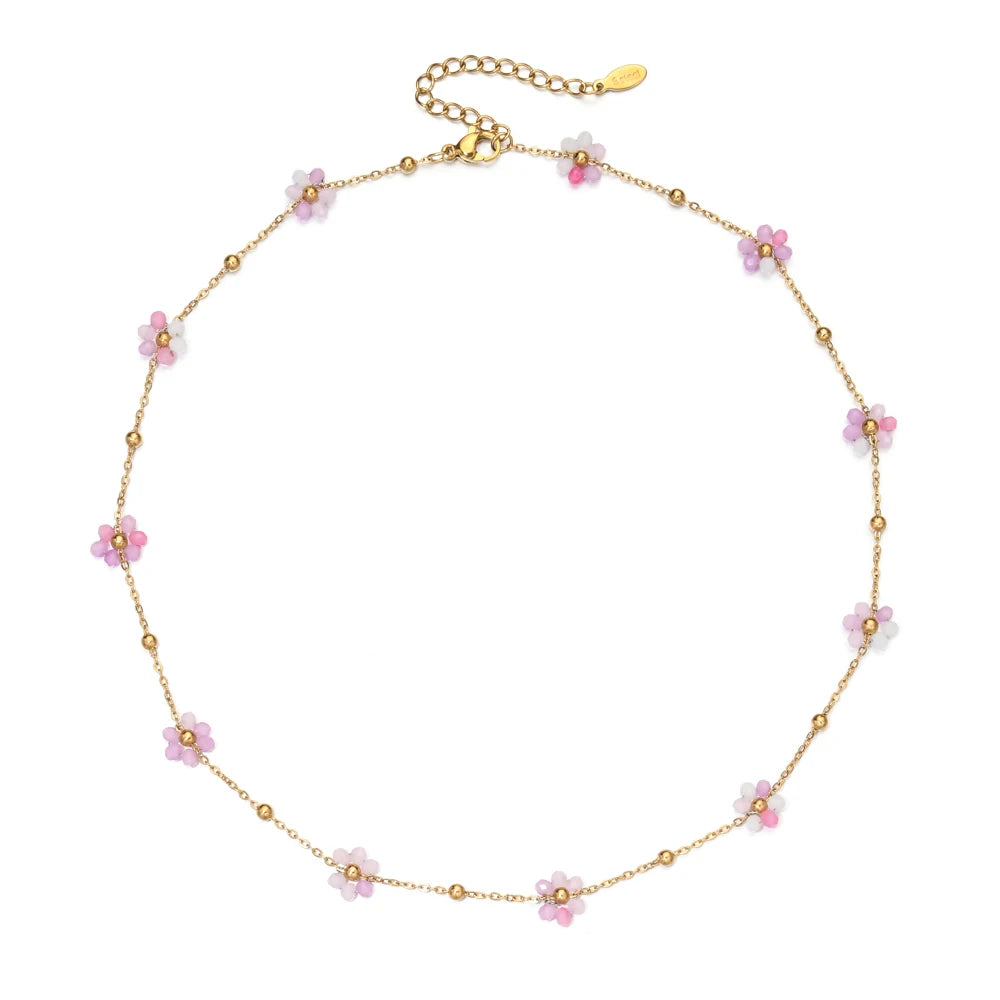 Collier fleur | modèle #ROUNA Ma boutique
