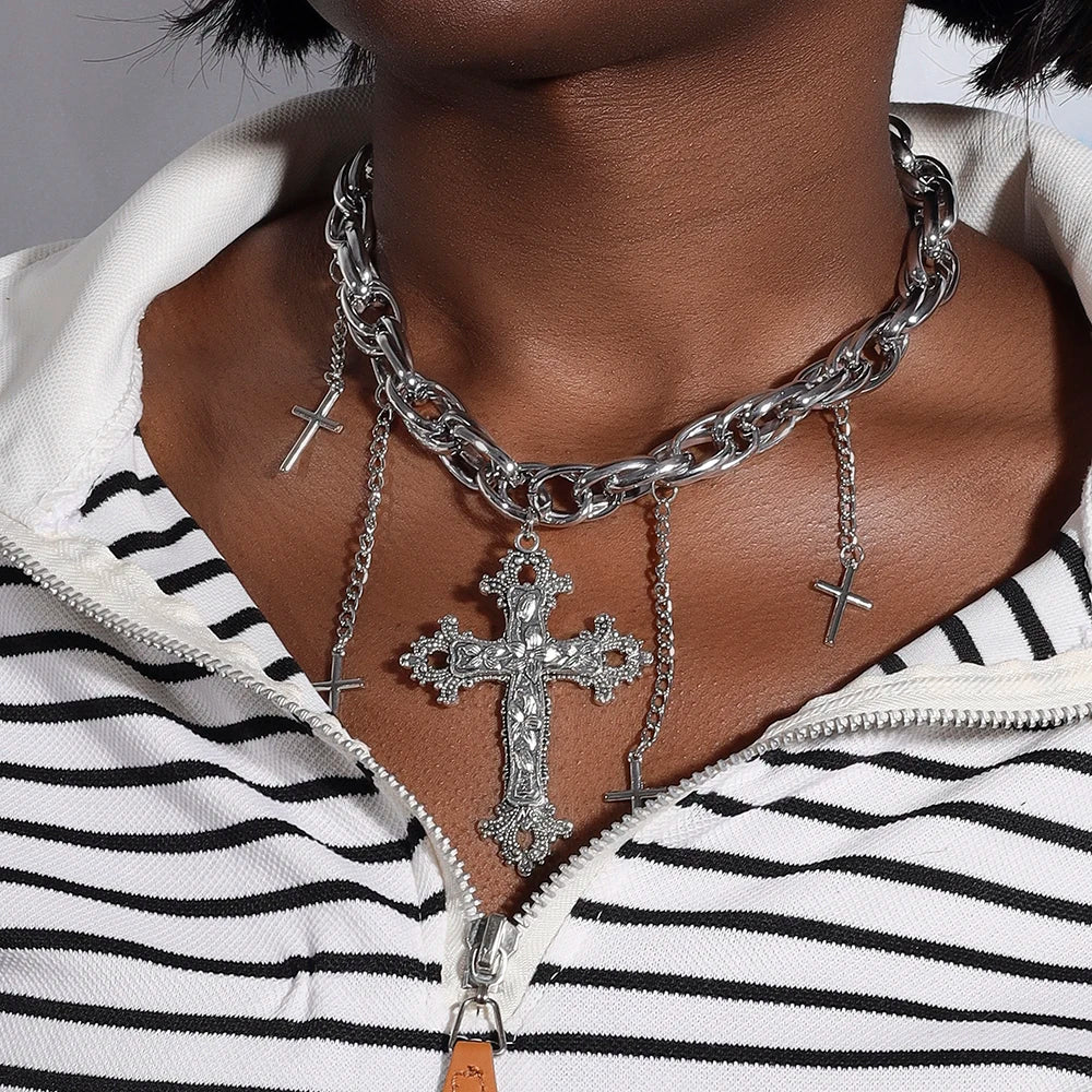 Collier en croix pour femme | modèle #TRASMA