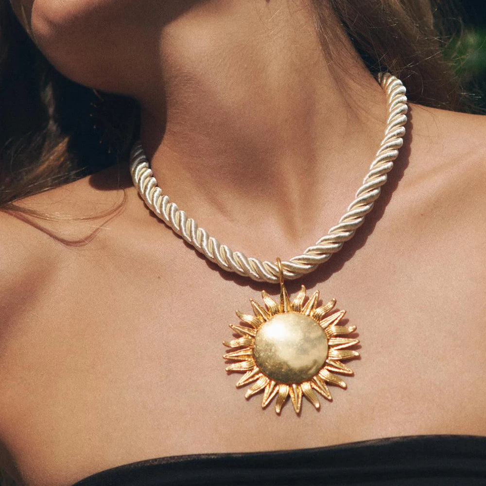 Collier fleur | modèle #SUNFLOWER Ma boutique