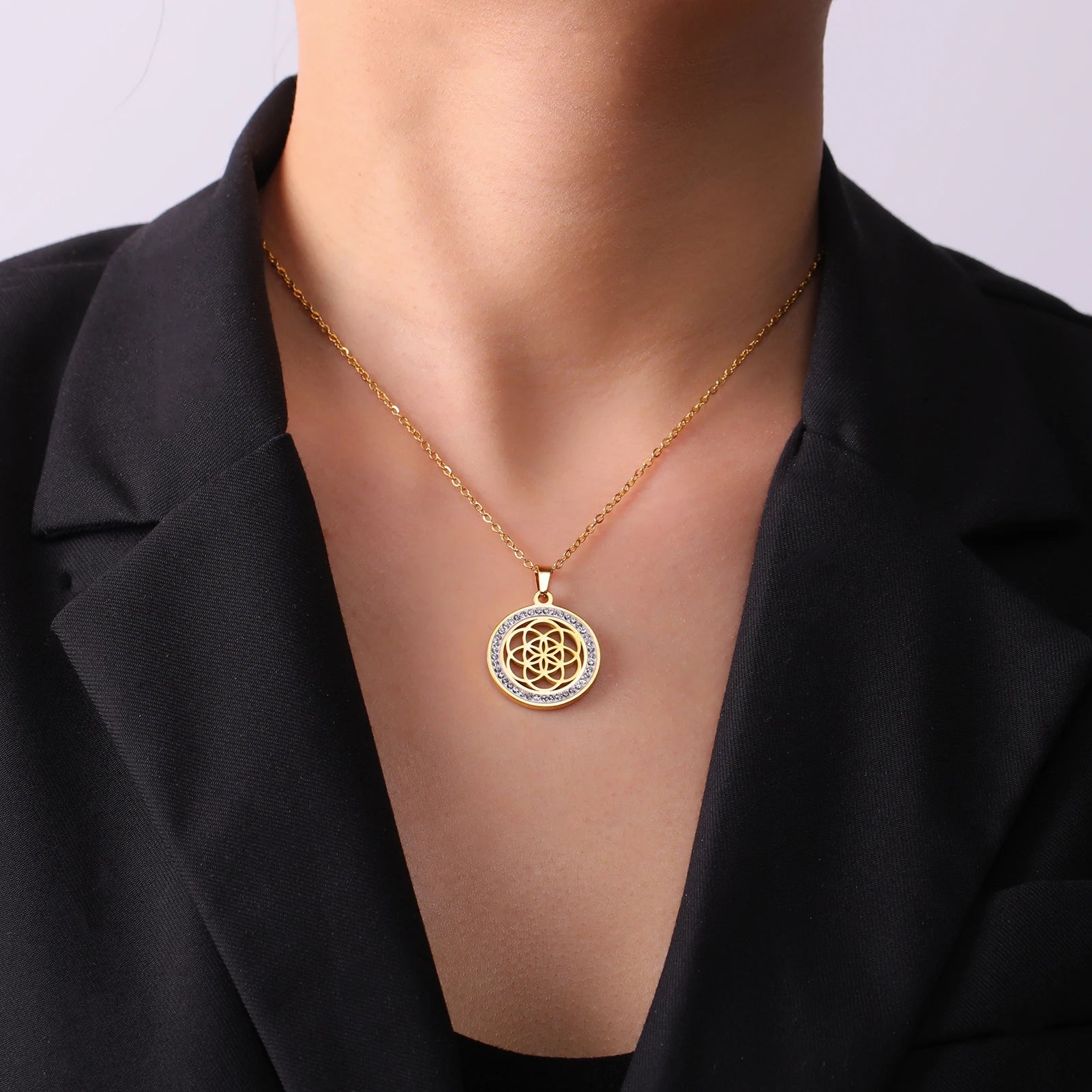 Collier fleur | modèle #LIFE Ma boutique