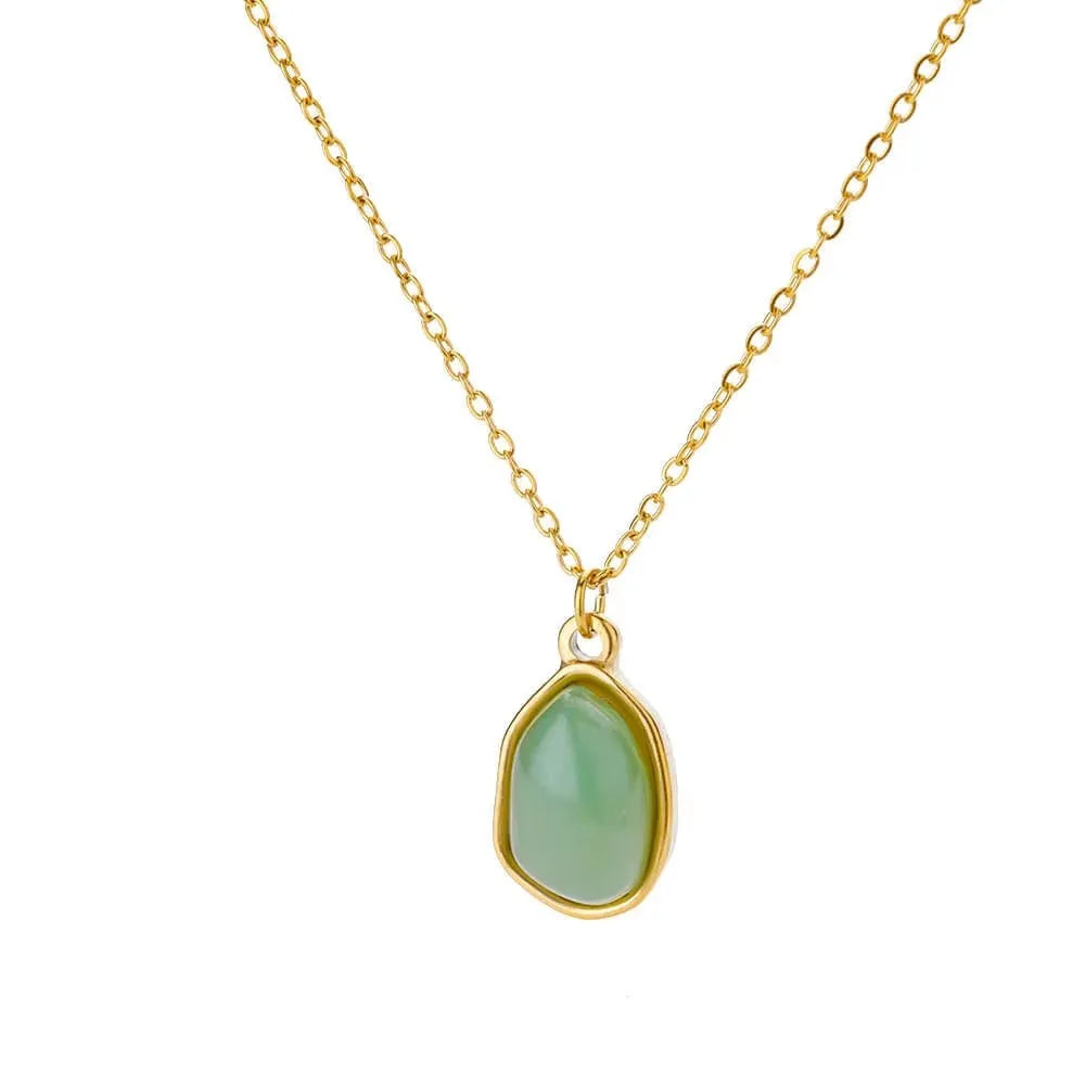Collier acier inoxydable pour femme | modèle #STONE Ma boutique
