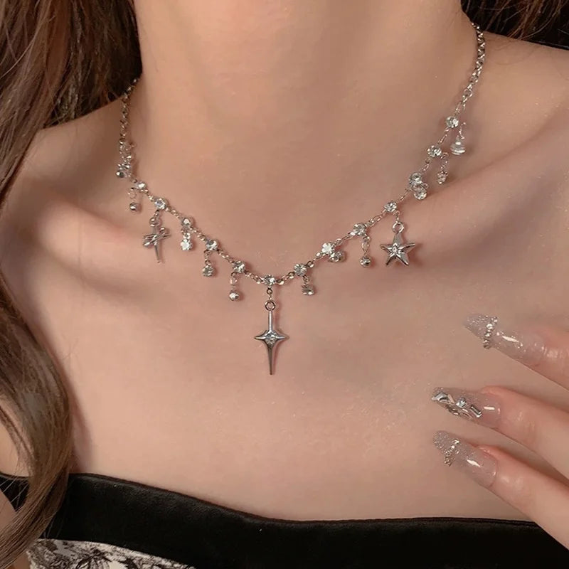 Collier en croix pour femme | modèle #AGHIO