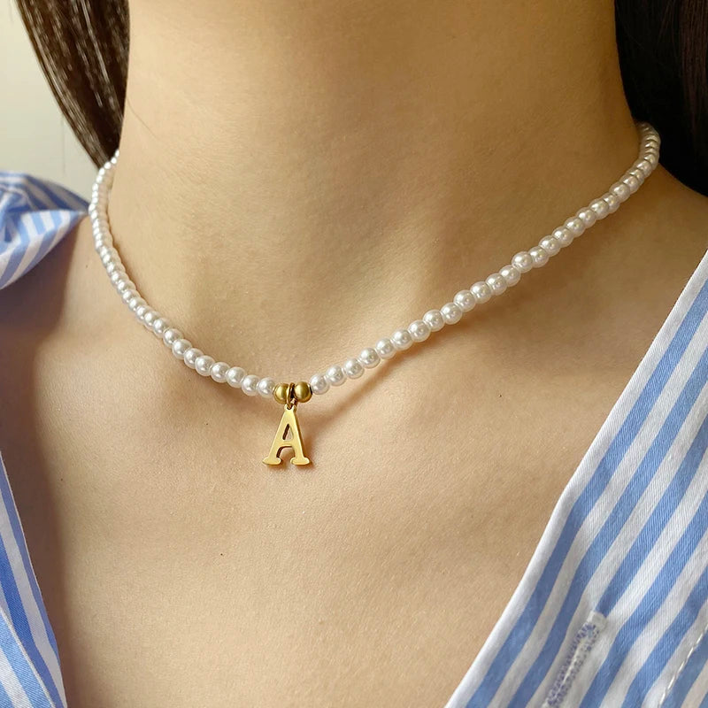 Collier lettre | modèle #EPIRLY