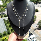 Collier en y | modèle #DROLEEN Colliane