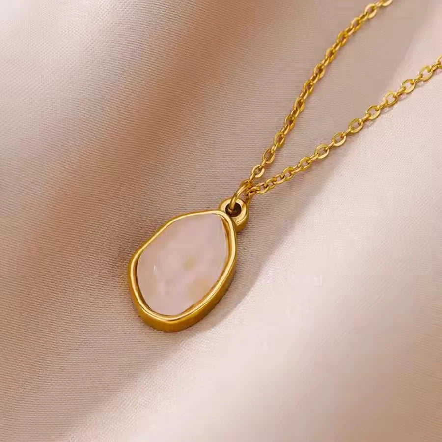 Collier acier inoxydable pour femme | modèle #STONE Ma boutique