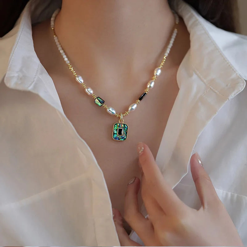 Collier vert | modèle #FUSHEEN Ma boutique