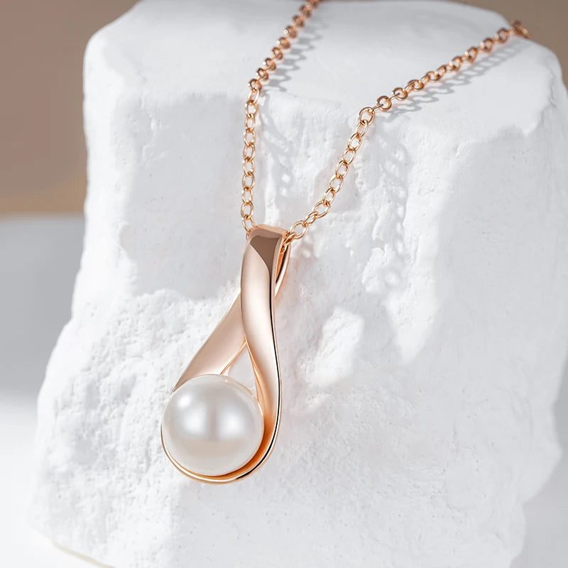 Collier rose | modèle #HETENA