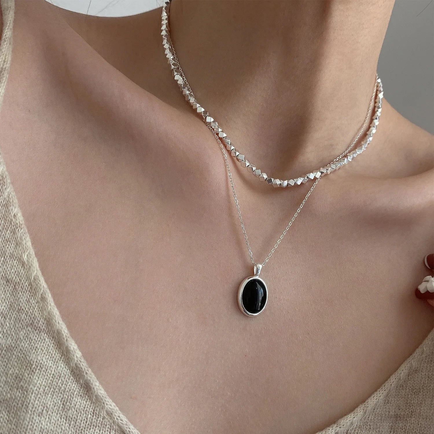 Collier noir | modèle #DARKNESS