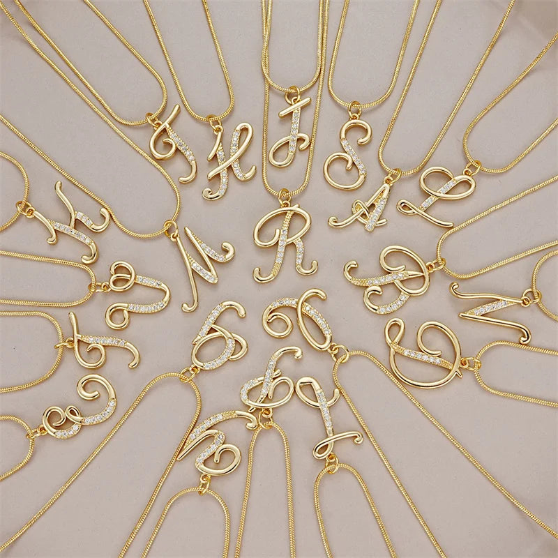 Collier lettre | modèle #SNEEK