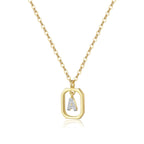 Collier lettre | modèle #QUADA Ma boutique
