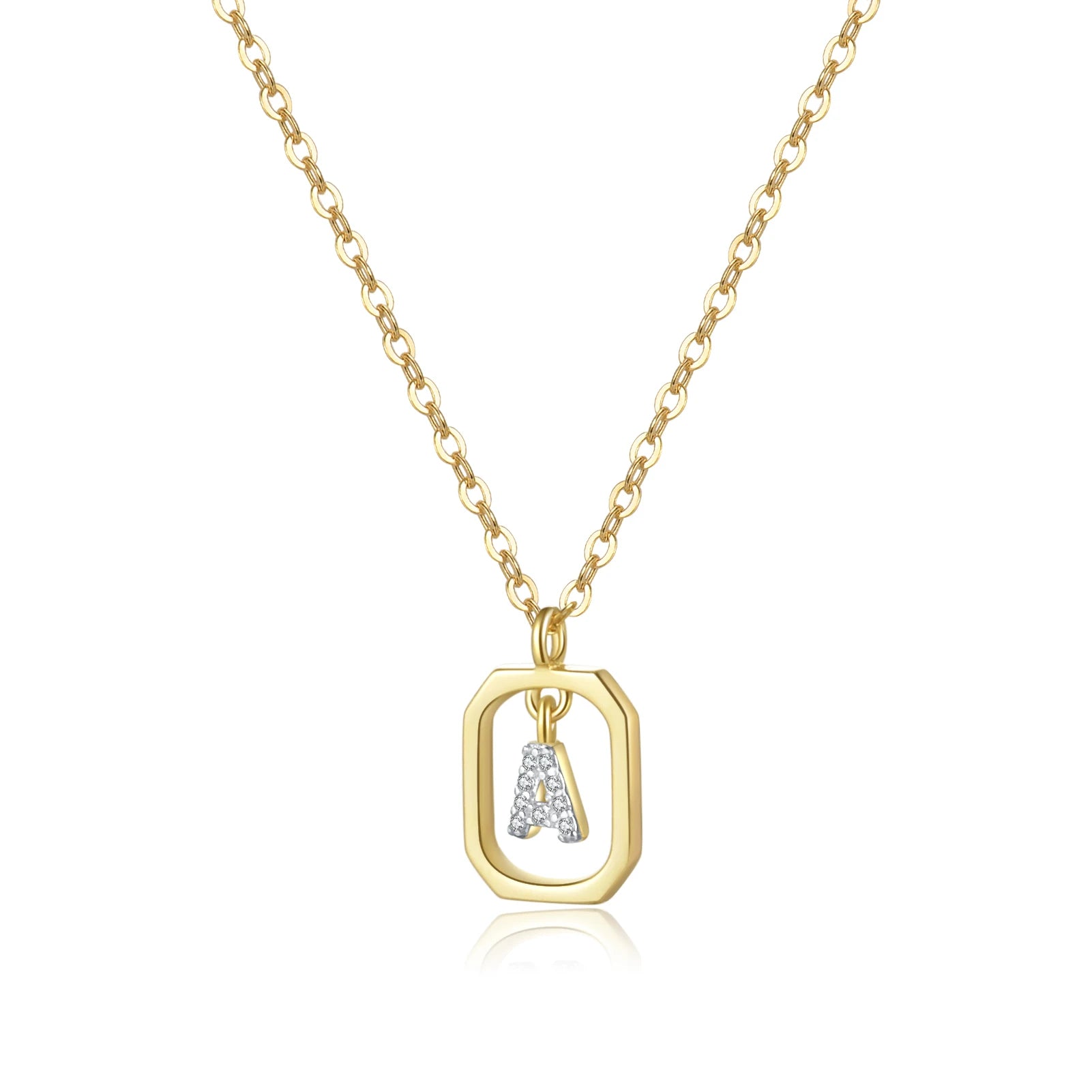 Collier lettre | modèle #QUADA