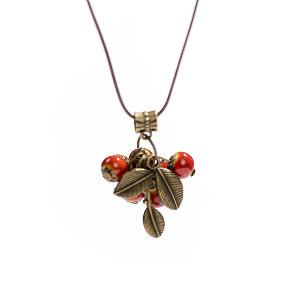 Collier rouge | modèle #FRUIT