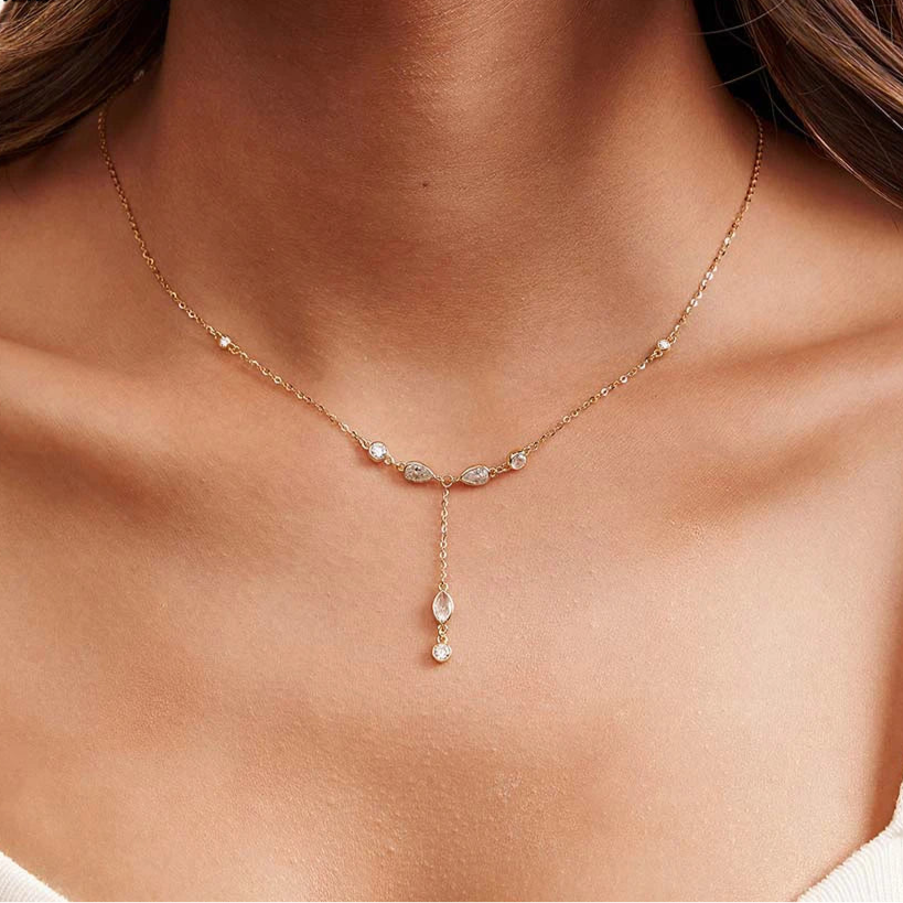 Collier en y | modèle #TSUYA Ma boutique