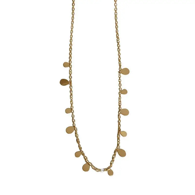 Collier acier inoxydable au design simple et élégant 