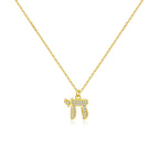 Collier fantaisie doré avec pendentif en forme d'animal 