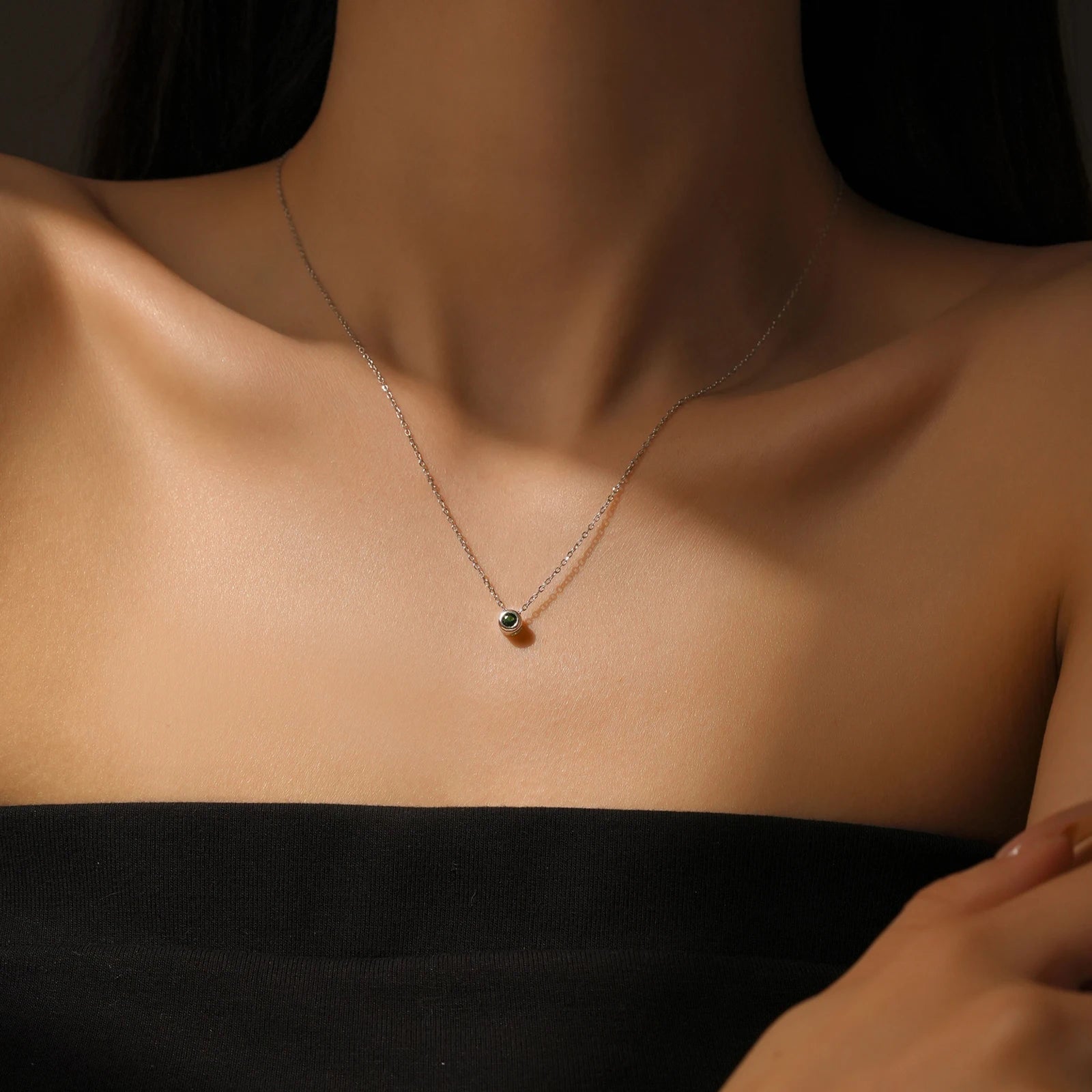 Collier vert | modèle #YERBA Colliane