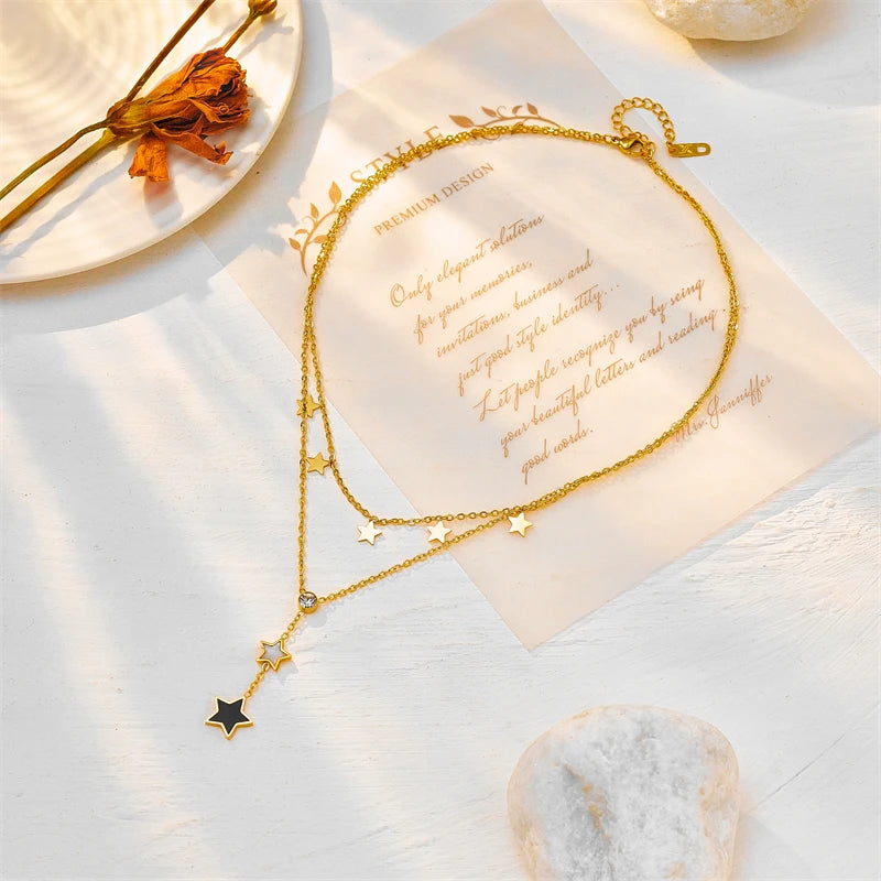 Collier acier inoxydable femme | modèle #ARNA