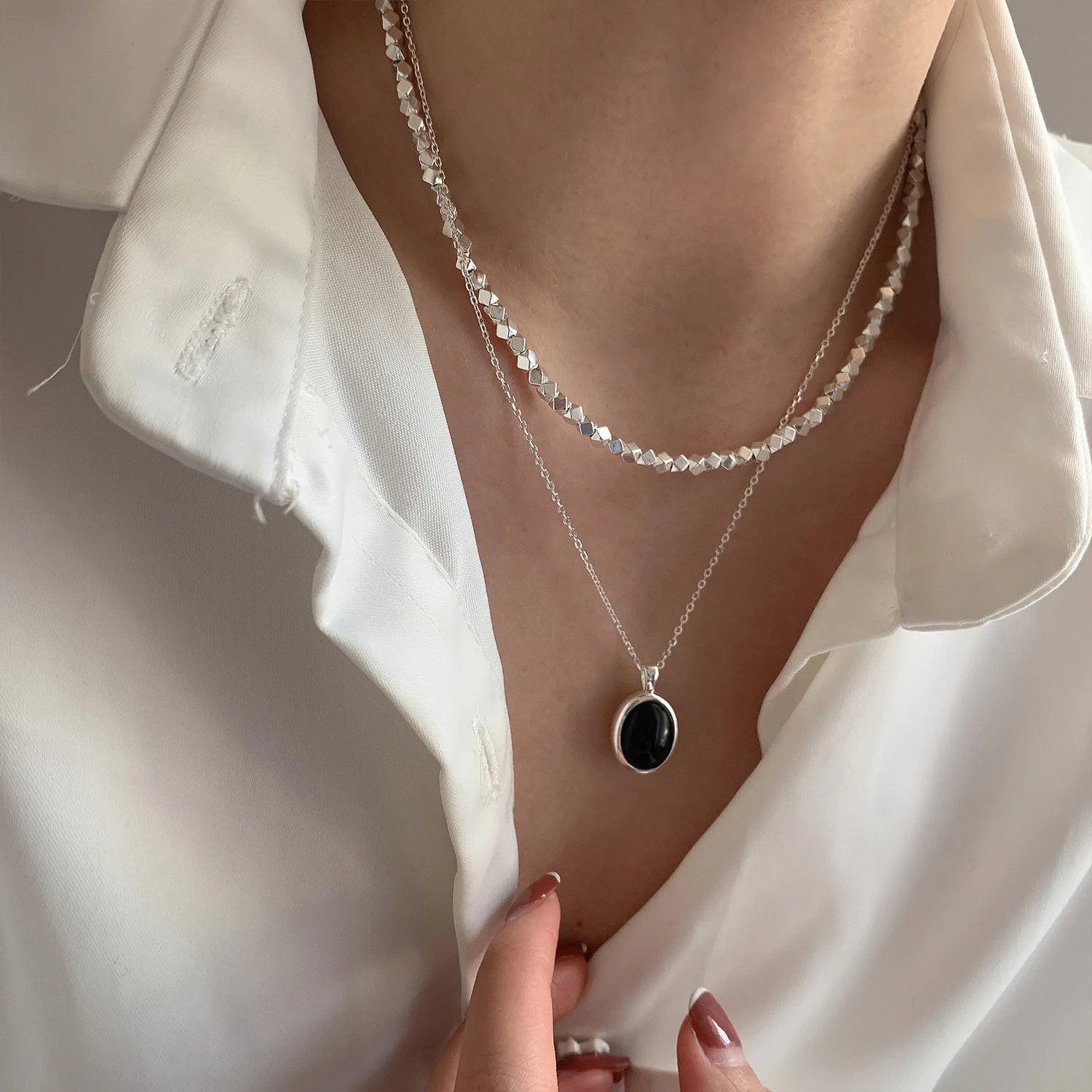 Collier noir | modèle #DARKNESS