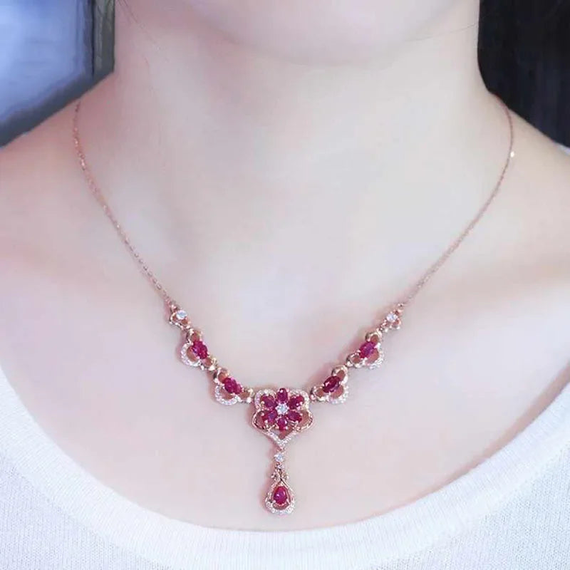 Collier fleur | modèle #JUNA