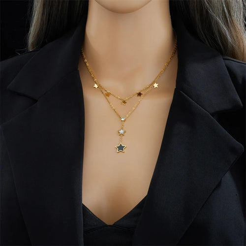Collier acier inoxydable femme | modèle #ARNA