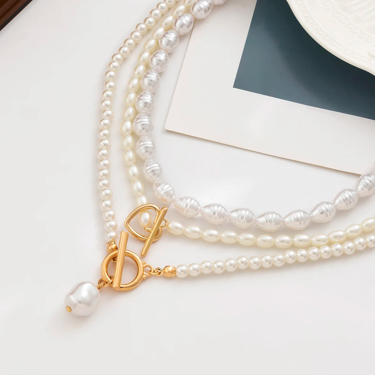 Collier en perle | modèle #LINEA