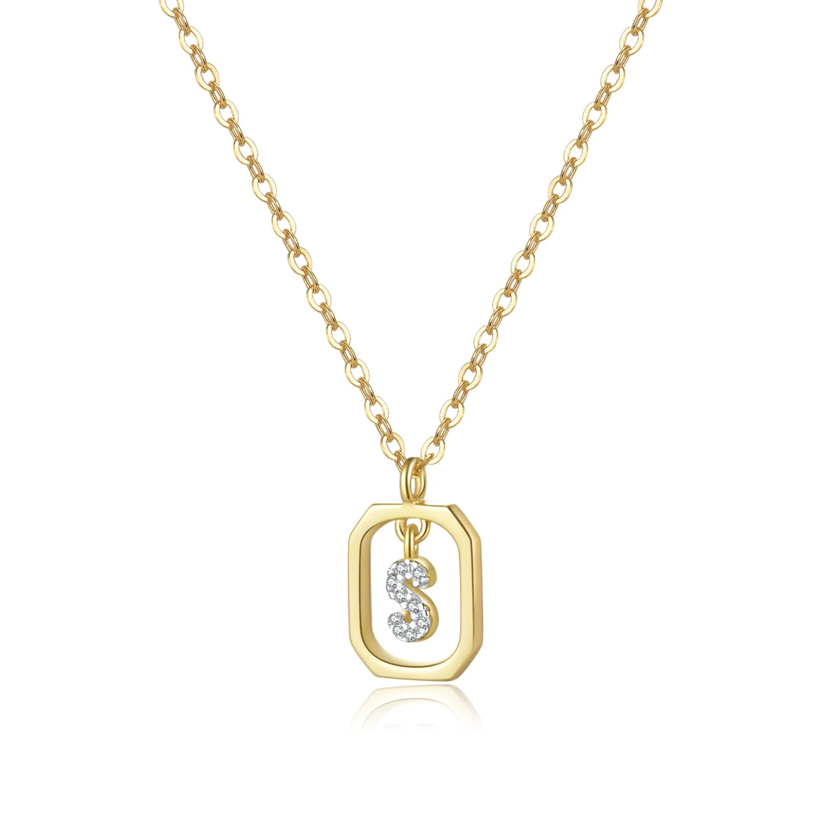 Collier lettre | modèle #QUADA