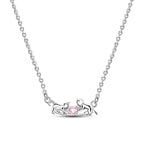 Collier rose | modèle #CHUCHIA Ma boutique
